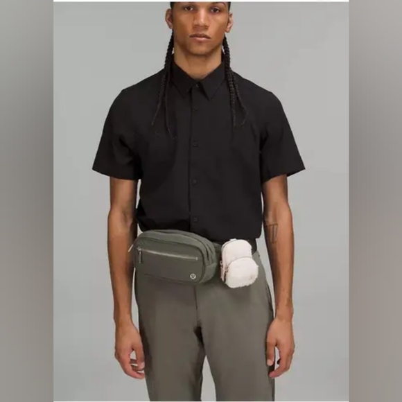 Lululemon Clip On Nano Backpack Ivory Fleece - Picture 2 of 11